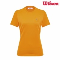 윌슨 여성 라운드 반팔티셔츠 5372 오렌지 단체복