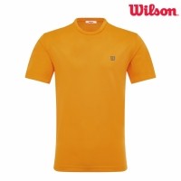 윌슨 남성 라운드 반팔티셔츠 5371 오렌지 단체복